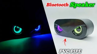 How To Make Bluetooth Speaker At Home From PVC Pipe.... Devil Eyes Blutooth Speaker......