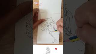 Vẽ Nene Yashiro Dễ Thương Thư Giãn 🌸 | Relaxing Drawing with Calm Zither Music @huongxuanhe