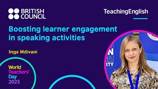 Boosting learner engagement in speaking activities