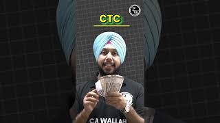 CTC vs In Hand Salary #PW #Shorts #CAPreparation