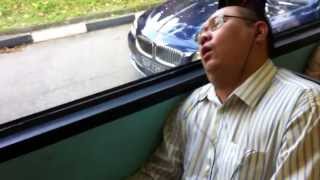 Deadly Sleeping In Bus,Singapore-People Making Fun......vijay Garla
