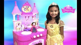 ... today we have princess belle of disney opening the magical kit...