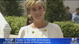 Wednesday is 25th anniversary of Princess Diana's death