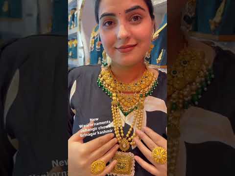 Beautiful and Designed Golden Jewellery //Kashmiri Bridal Wedding Jewellery #kashmiriwedding #2026