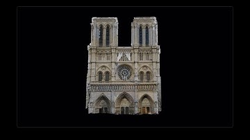 Notre Dame Reconstructed by EveryPoint, using Crowd Sourced Imagery