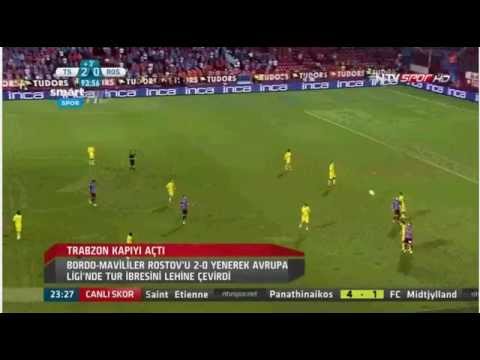 UEFA Playoff -Trabzonspor 2-0 Rostov 21/8/2014