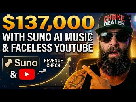 Cover (Revenue Review) $137,000 With Suno AI Music & Faceless Youtube | Distrokid AI Music Monetization