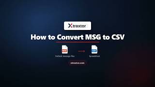 How to Convert MSG to CSV Format in Bulk | Instant Method