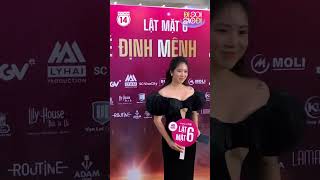 Diễn viên Lê Phương lần đầu diện đầm cắt xẻ táo bạo, khoe vòng 1 gợi cảm ở thảm đỏ Lật Mặt 6
