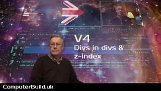 V4   Divs in divs, z index, background transparency, rgba colours.