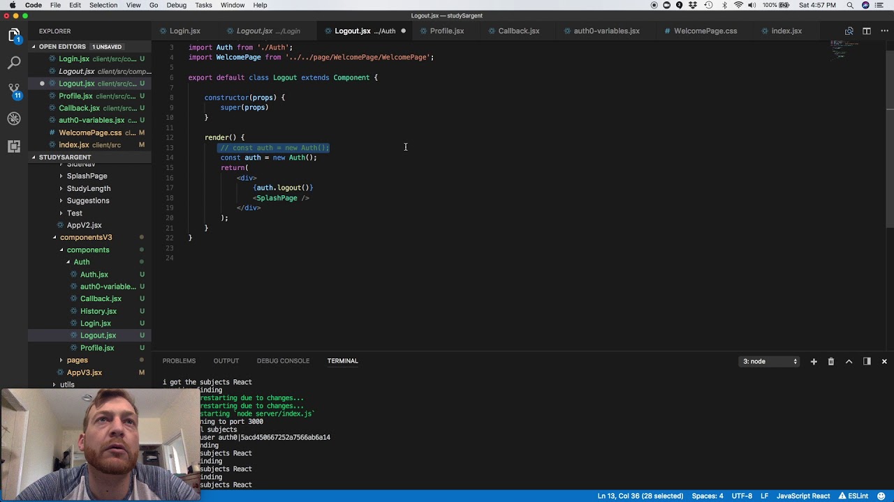 Part 2 of refactoring a react website - YouTube
