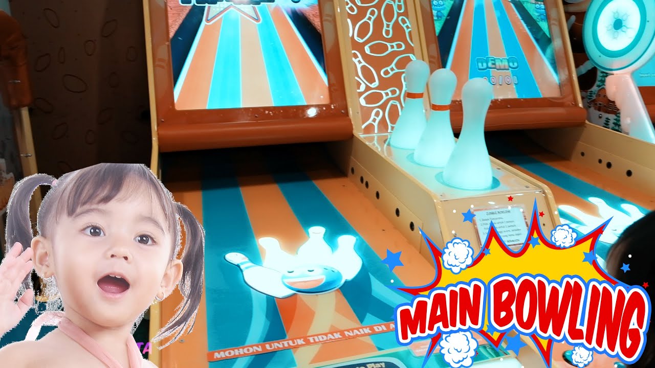 anak kecil Main Bowling di FunWorld !!!