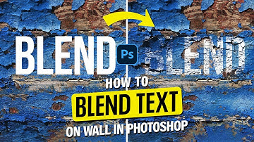 How to Blend Text on Wall in Photoshop | Photoshop Tutorial 2025 | Am Graphix