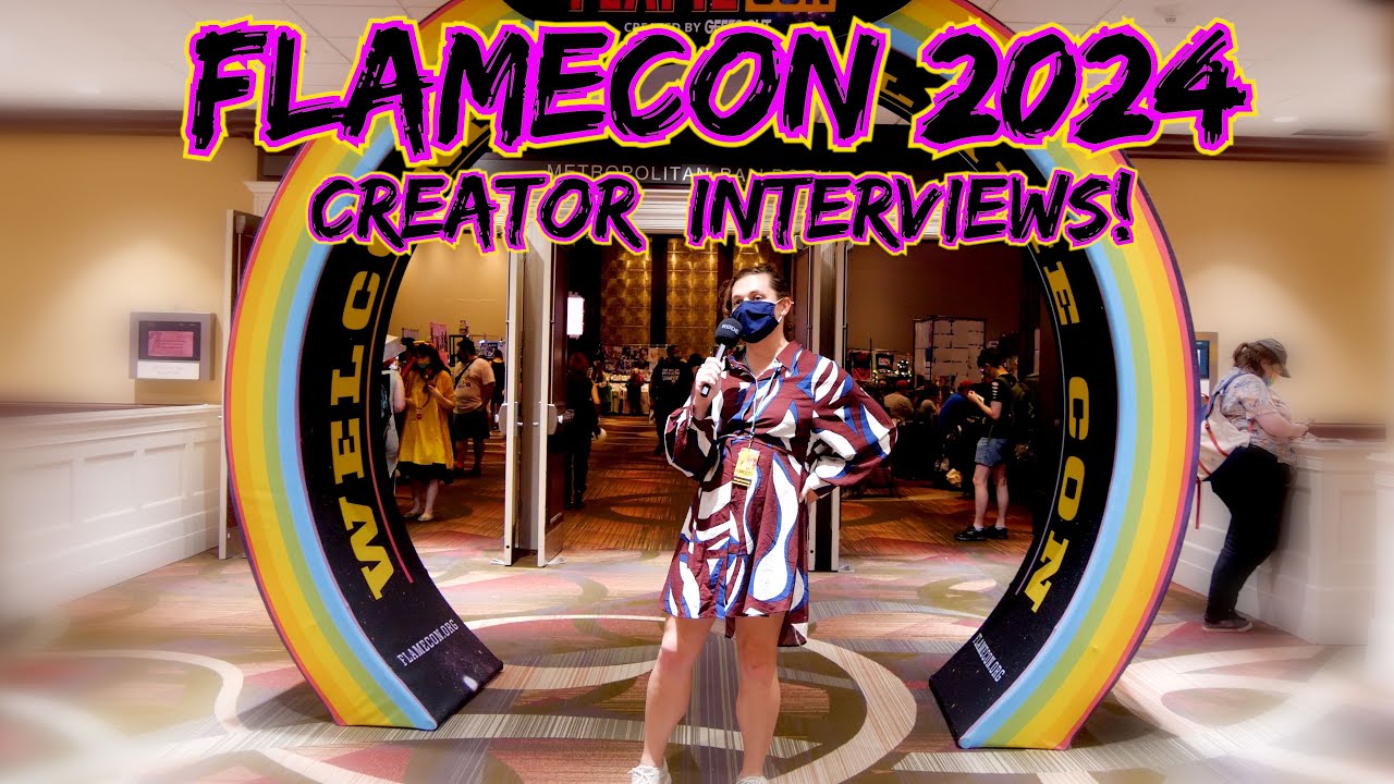 FlameCon 2024 Creator Interviews w/ Transcending Comics!