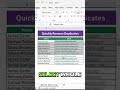 Quickly Remove Duplicates in Excel | Clean Your List Instantly ⚡