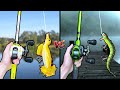 Duck lure vs snake lure fishing challenge