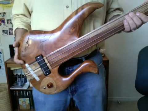 Wishbass lobe【フレットレスベース】 Yahoo!オークション - [レア]wishbass lobe 4弦 フレットレス