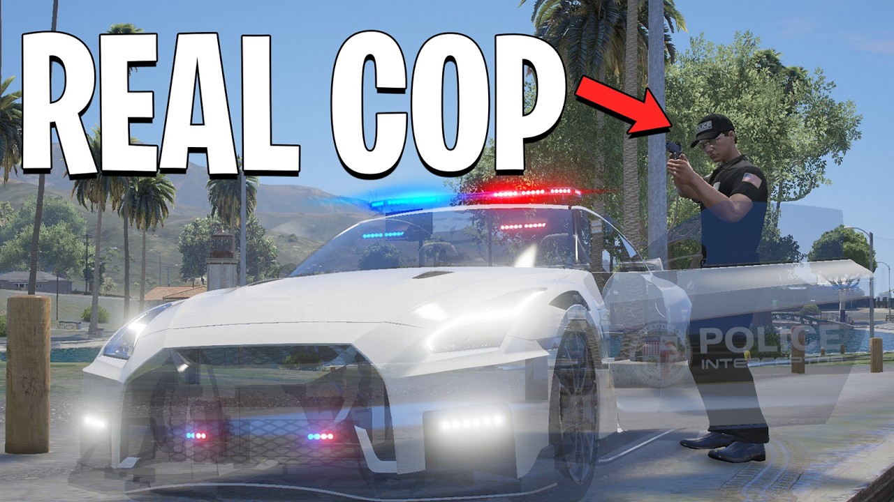 I Became A Real Cop In A Invisible Cop Car on GTA 5 RP - YouTube