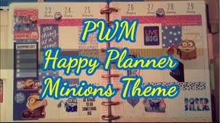 PWM Happy Planner Minions Theme