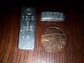 Pouring 20grams .999 Indium Metal,Ingot Bullion Bars.(156.6+Degrees)