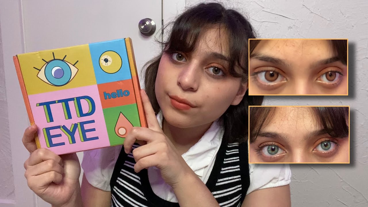 ♡ UNBOXING “TTDYE” CONTACT LENSES + TRY ON HAUL♡