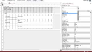 setting data entry on a form in Access