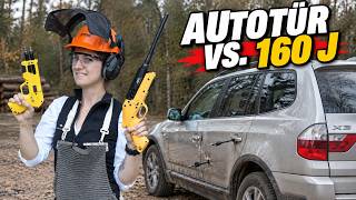 ❌⚠️Car door vs. 160 Joules - This is what really happens‼️