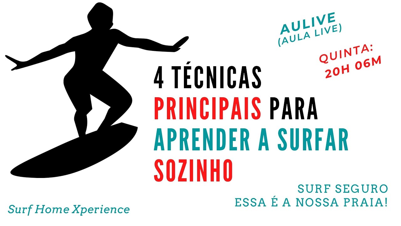 4 Técnicas PRINCIPAIS para APRENDER A SURFAR Sozinho I Surf Seguro