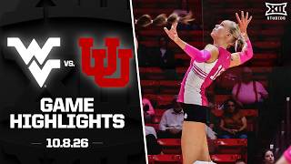 West Virginia vs. Utah Highlights (10.8.26) | 2026 Big 12 Volleyball