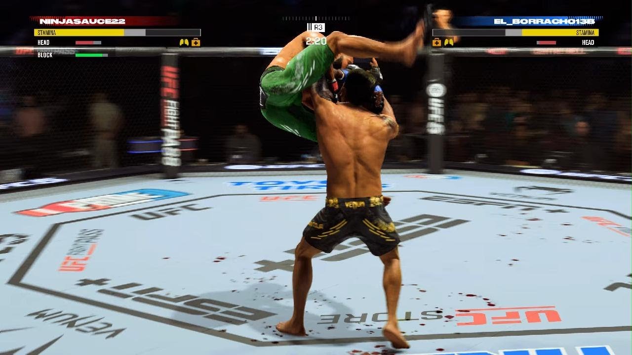 UFC 5 Flying Armbar!!! Savage YouTube