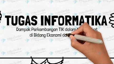 INFORMATIKA - Media Persentasi dampak TIK di bidang Ekonomi (identitas ada di akhir video)
