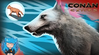 FROSTWOLF PUPS BEST LOCATION FOR PUPPIES- GREATER WOLF BREEDING | Conan Exiles |