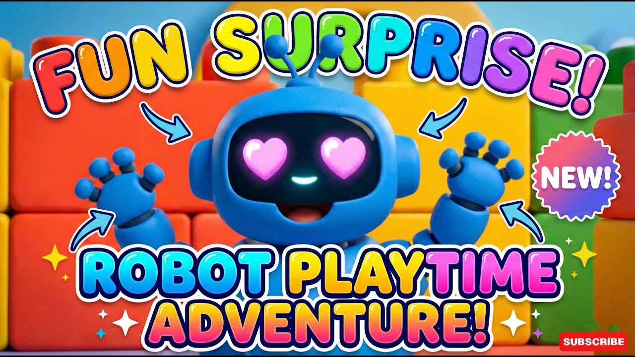 👉 Fun Surprise Robot Playtime Adventure! 🤖🎁