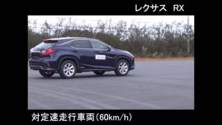 2017 Lexus Rx - Autonomous Emergency Braking -Aeb Test