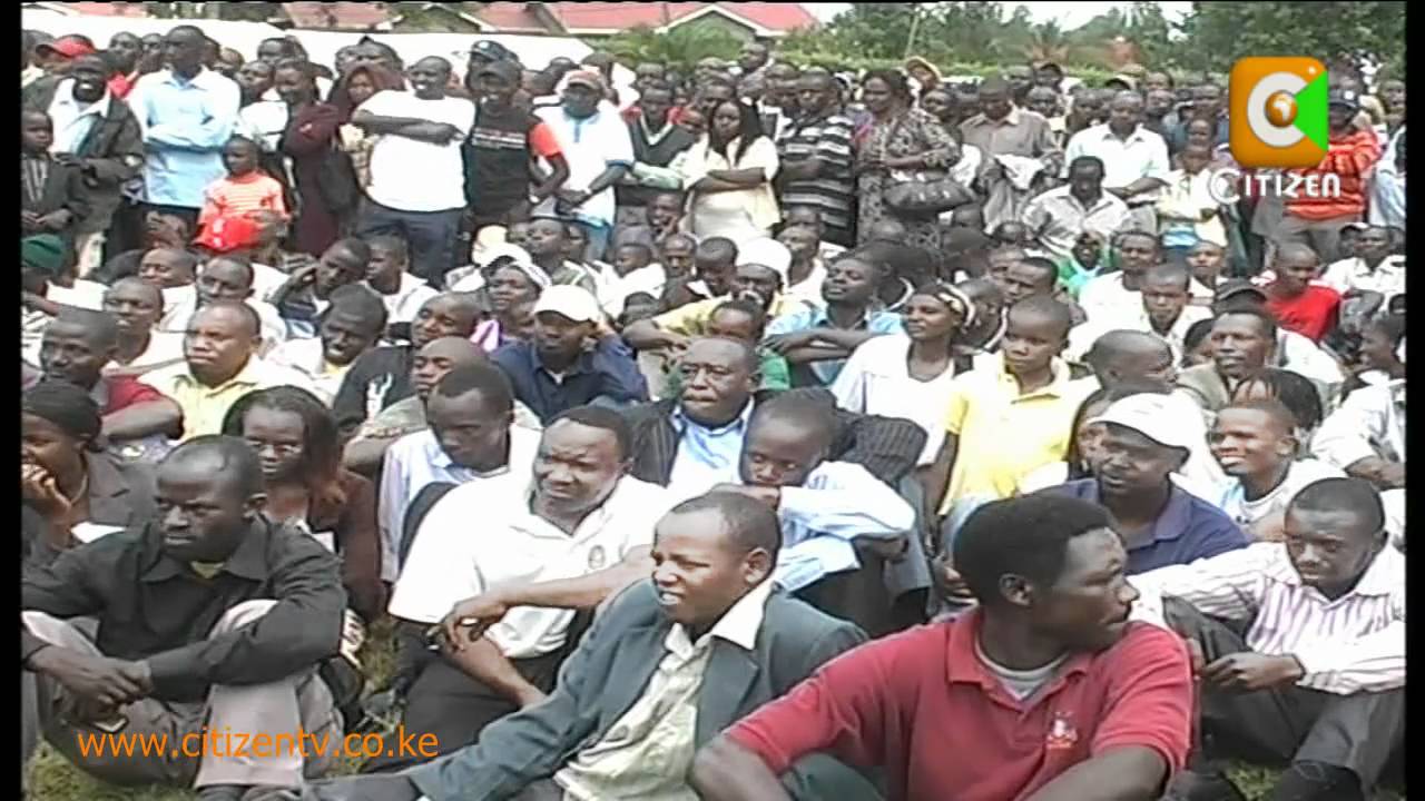 Uhuru, Ruto, Kalonzo, Moi at Kericho