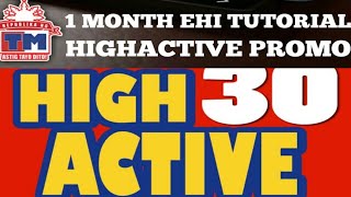 1 Month Ehi Tutorial High Active Promo screenshot 5