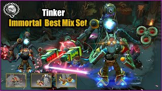 Tinker Immortal Best Mix Set Arcanic Resonance Beam   Rollermawster   Mecha Boots of Travel Mk III