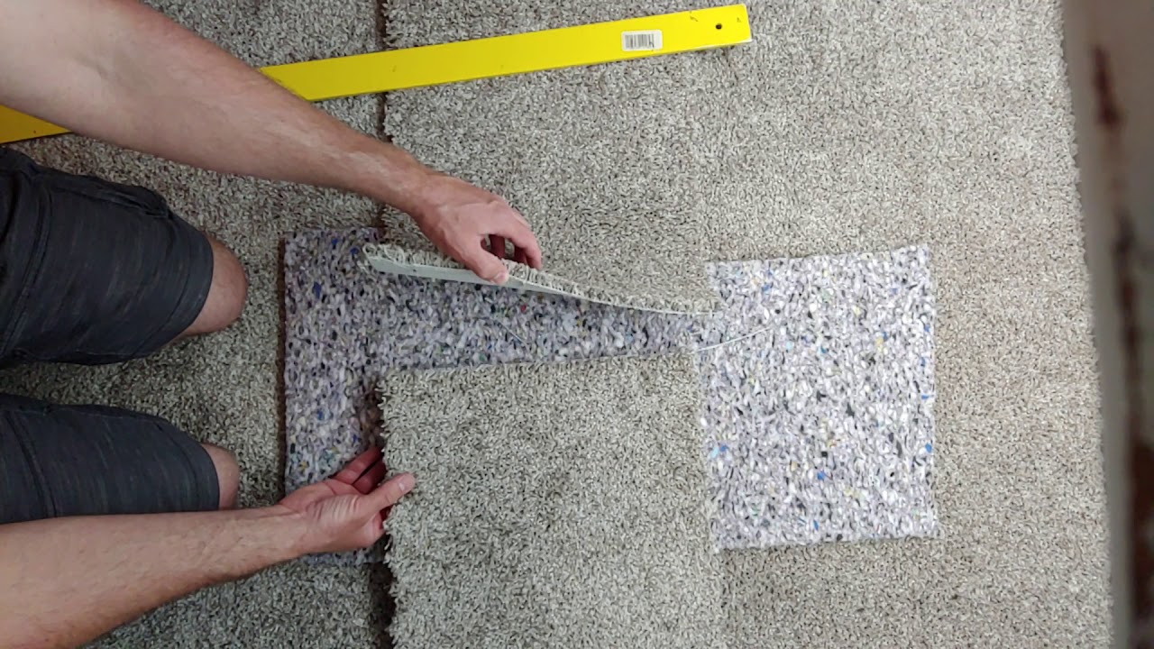 How To Cut a Seam in Carpet - YouTube