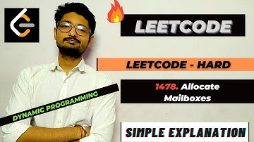 1478. Allocate Mailboxes | LEETCODE HARD | DYNAMIC PROGRAMMING | LEETCODE