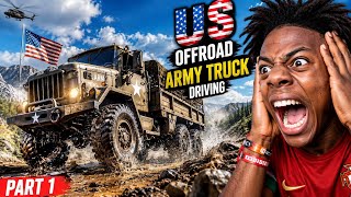 INSANE US Army Truck Offroad Driving| Mud, Power & Chaos 💥|Part 1| screenshot 3