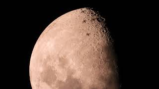 close up of the moon in eclipse free royalty stock footage 4k