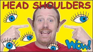 Head Shoulders Knees and Toes for Kids | Hide and Seek Story by Steve and Maggie | Wow English TV