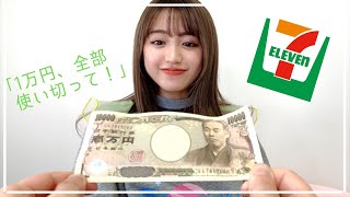 【1万円企画】のんのんに1万円を渡したら何を買って来る？？【セブンイレブン購入品】