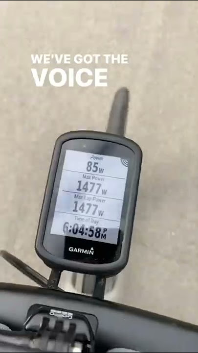 NEW Garmin EDGE 540/840 Series GPS with Voice Commands?... or not?
