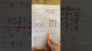 One-Step Equations using the 4 Basic Operations
