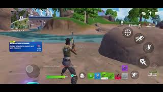 playing Fortnite until I get a victory Royale ￼