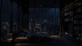 Urban Rainfall Tranquility: Ambient Sounds for Deep Sleep & Relaxation | Cityscape Zen Refuge