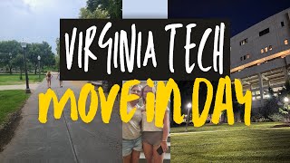 virginia tech move in day! [sophmore year] [2024]