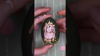 Easter bunny egg painting!! #easteregg #easter #bunny #art #timelapse