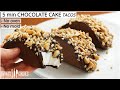 5 MINUTE Soft CHOCOLATE CAKE Tacos! No Oven - No mould required